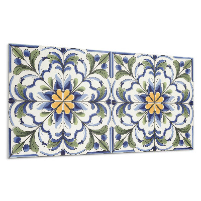 Panel ścienny Kwiatowy wzór ceramiczny
