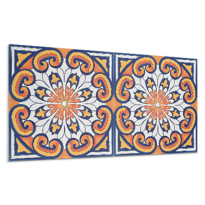 Płyta na ścianę Kwiatowy wzór na tle