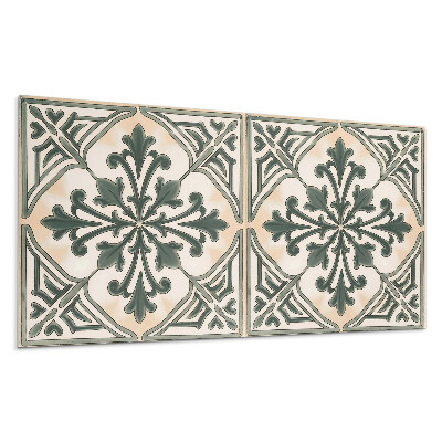 Panel na ścianę Wzór roślinny w kwadracie