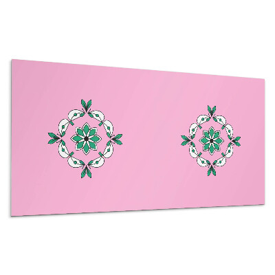 Panel pcv Kwiatowy wzór z liśćmi