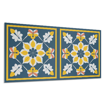 Płyta pcv na ścianę Kwiatowy wzór w symetrii