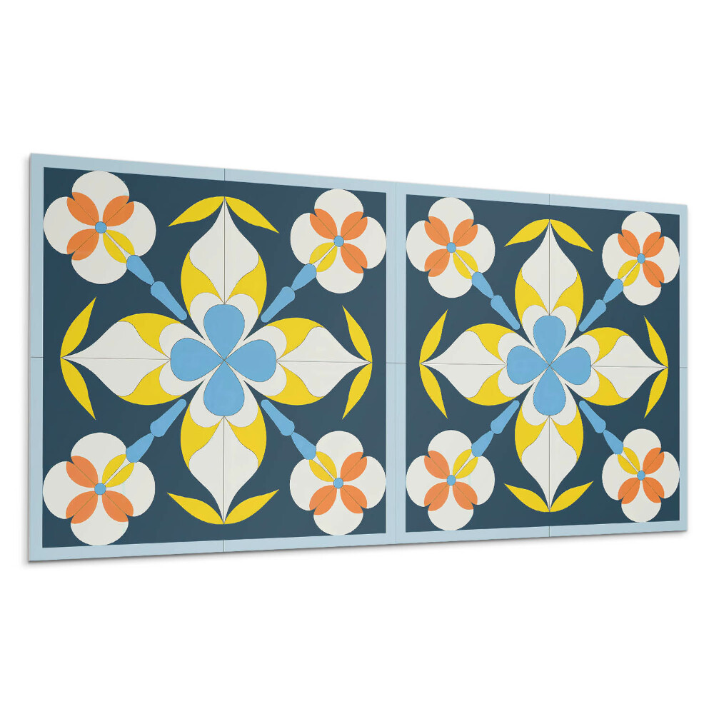 Panel pcv Kwiatowy wzór na tle