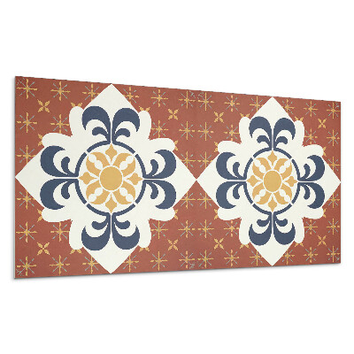 Panel ścienny Wzór z kwiatowym motywem