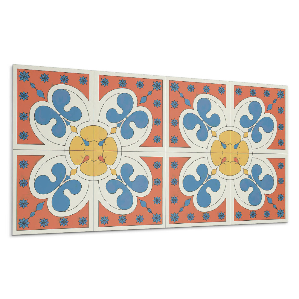 Panel pcv Stylowy wzór kwiatowy