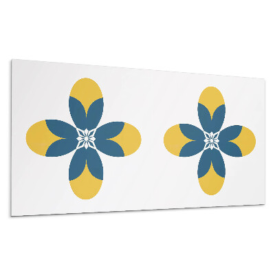 Płyta pcv na ścianę Kwiatowy wzór symetryczny