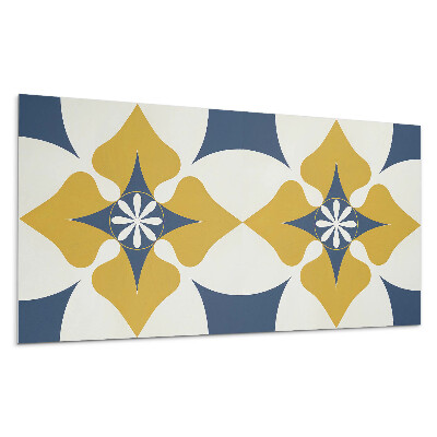 Płyta pcv na ścianę Kwiatowy wzór z symetrią