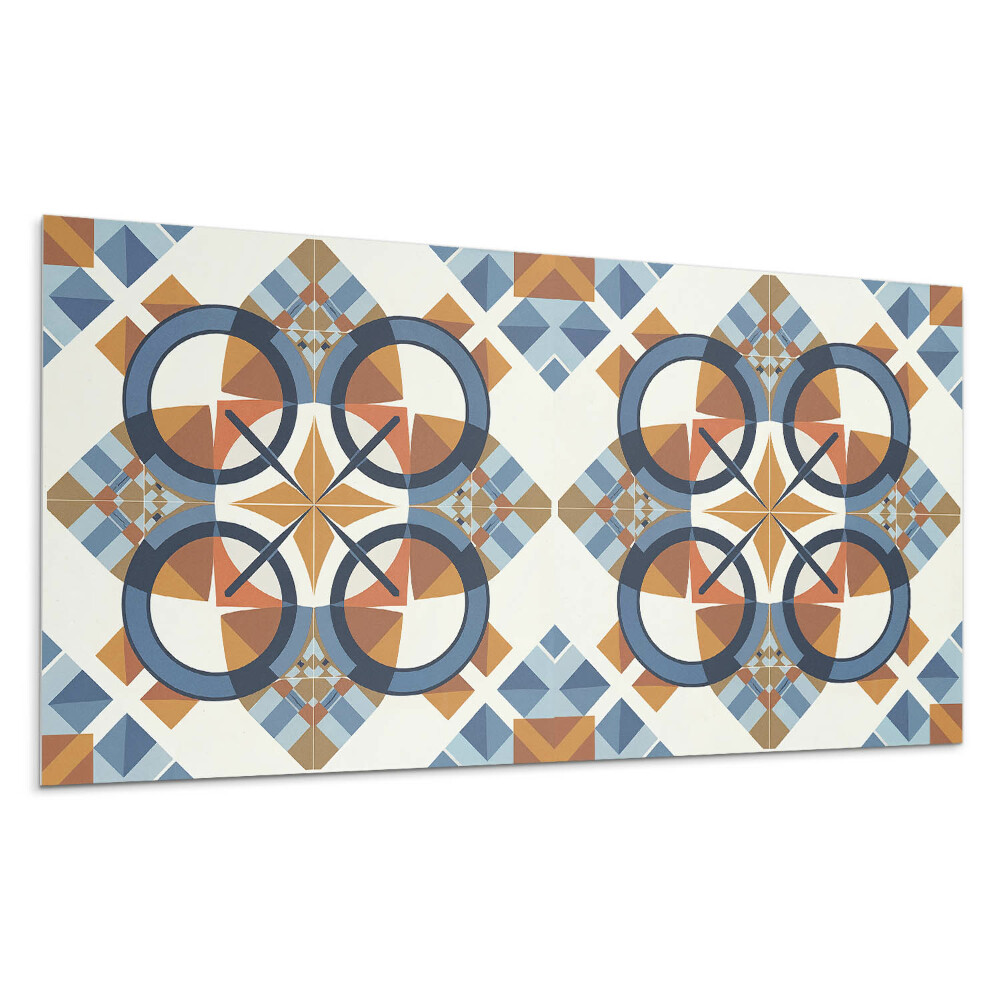 Płyta na ścianę Geometryczny wzór z okręgami