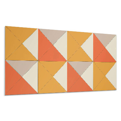 Płyta na ścianę Geometryczne trójkąty w układzie
