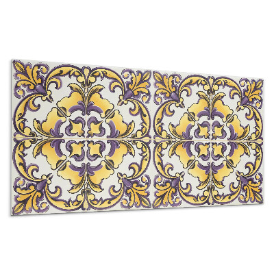 Płyta pcv na ścianę Kwiatowy wzór ceramiczny