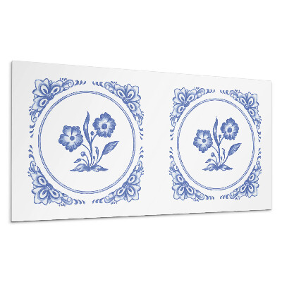 Panel na ścianę Kwiatowy wzór w okręgu