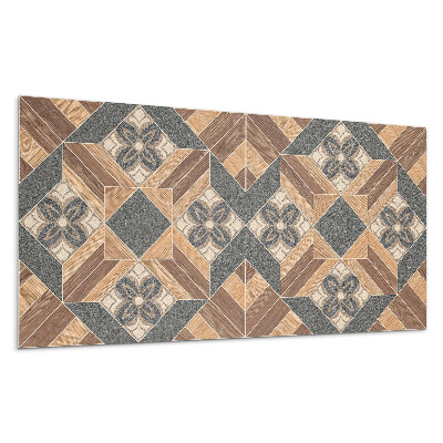 Płyta pcv na ścianę Wzór z kwiatowymi motywami