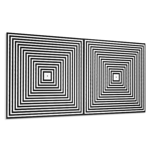 Panel na ścianę Koncentryczne linie w kwadratach