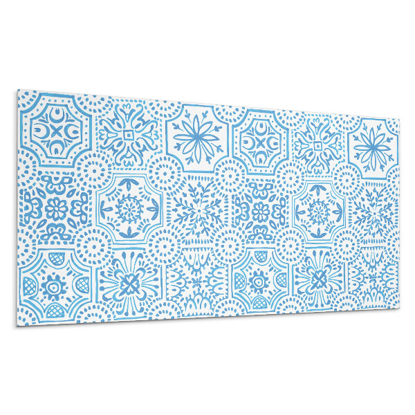 Panel na ścianę Wzory ceramiczne w kratkę