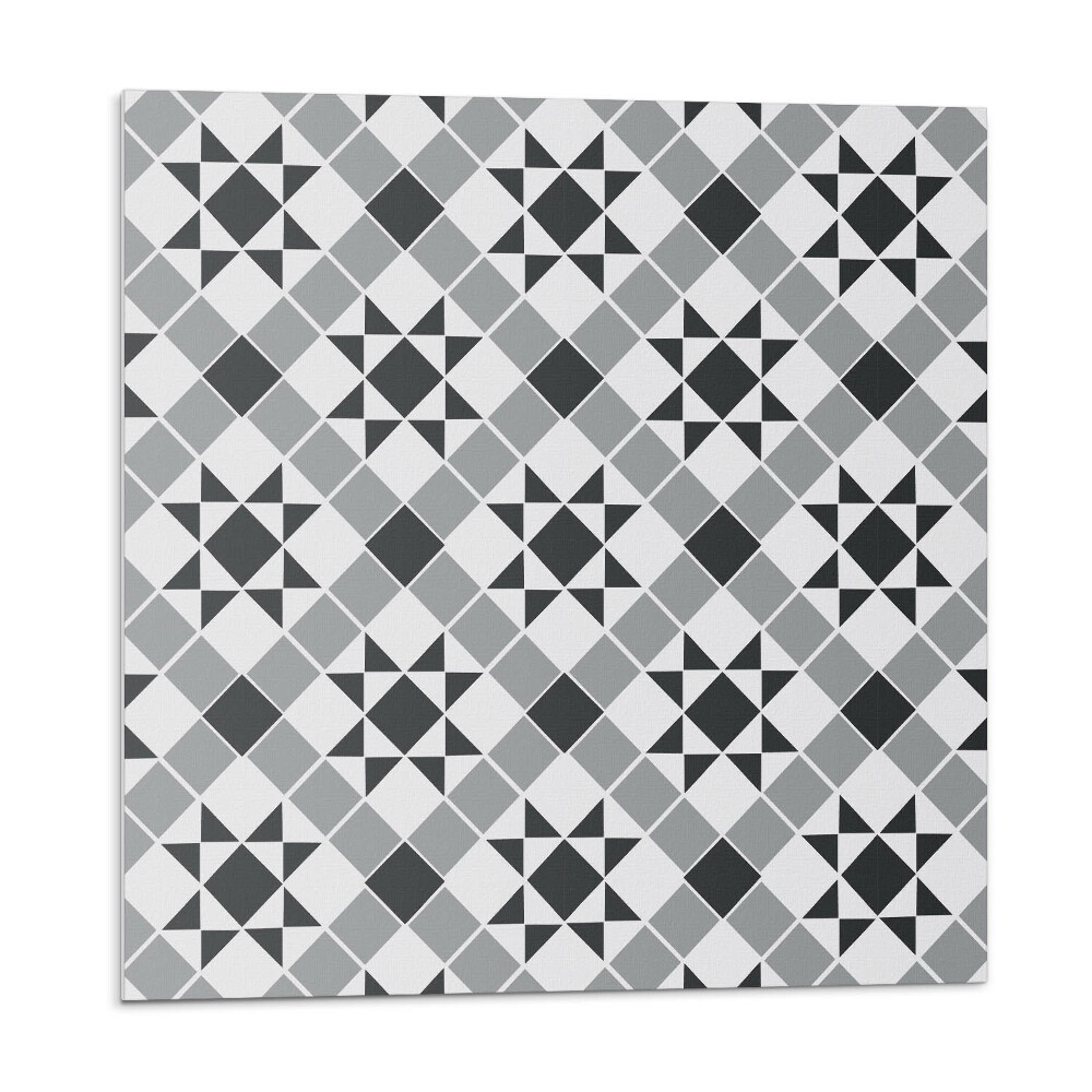 Płyta na ścianę Wzór geometryczny z motywem gwiazd