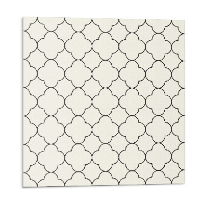 Płyta na ścianę Kwiatowy wzór w siatce