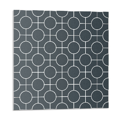 Panel ścienny pcv Wzór okręgów i linii w geometrii