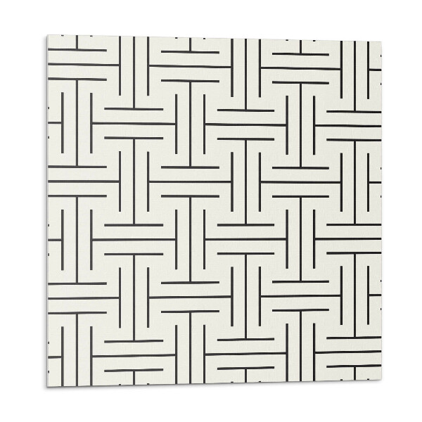 Panel dekoracyjny Kratkowy motyw geometryczny