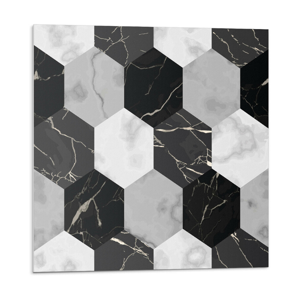 Panel dekoracyjny Heksagonalne motywy ceramicznych płytek