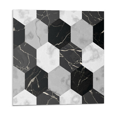 Panel dekoracyjny Heksagonalne motywy ceramicznych płytek