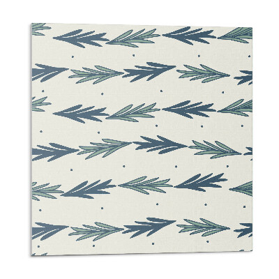 Panel dekoracyjny Liściasty wzór w powtarzającym się układzie