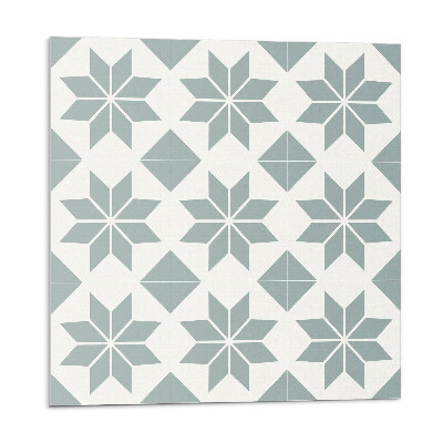 Płyta na ścianę Kwiatowe motywy w geometrycznym stylu