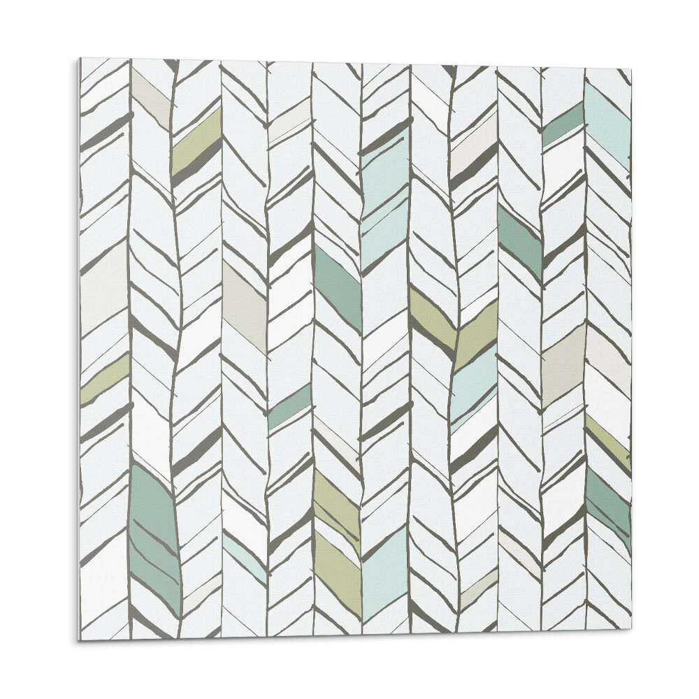 Panel ścienny pcv Liściasty motyw w pasy