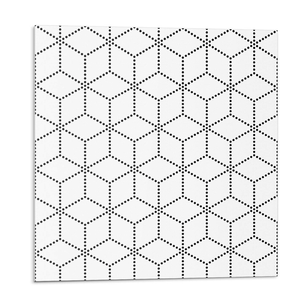 Panel ścienny Heksagonalny motyw z kropek