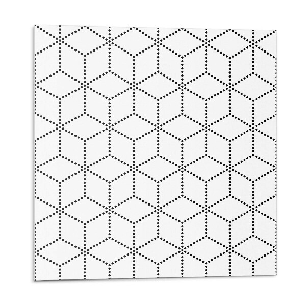 Panel ścienny Heksagonalny motyw z kropek