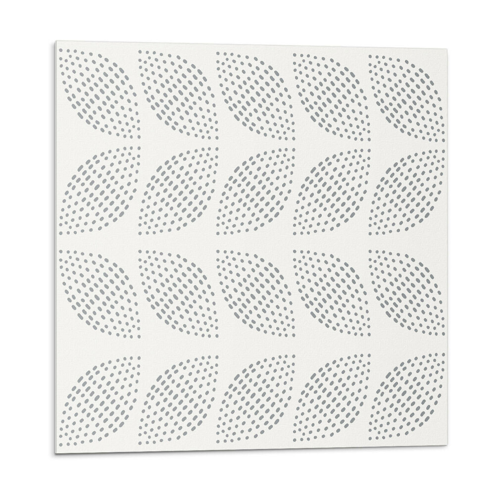 Panel dekoracyjny Liściasty motyw z kropkami