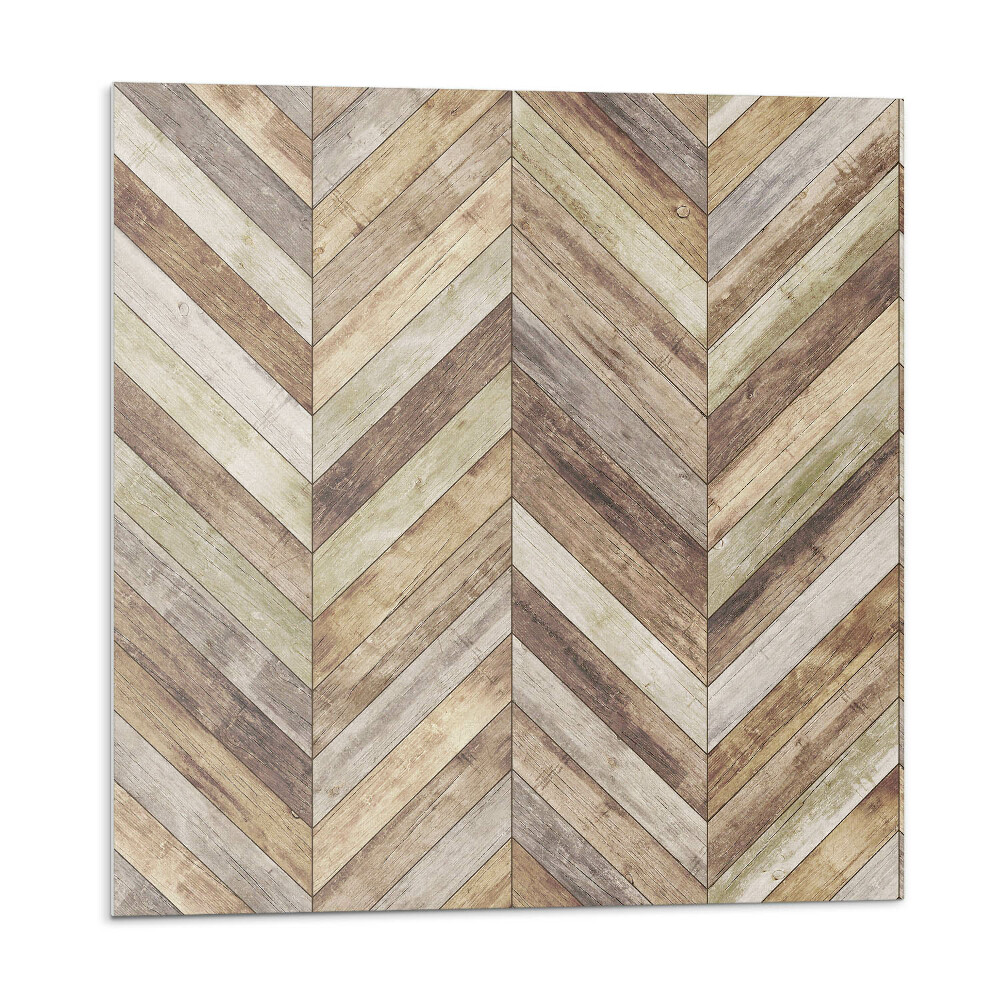 Panel ścienny Wzór jodełkowy z drewnianych desek