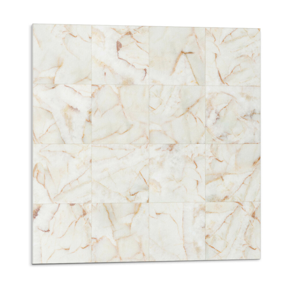 Panel dekoracyjny Marmurowe kafle w eleganckim stylu