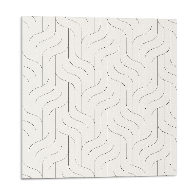 Panel ścienny pcv Geometryczne fale w harmonijnym wzorze