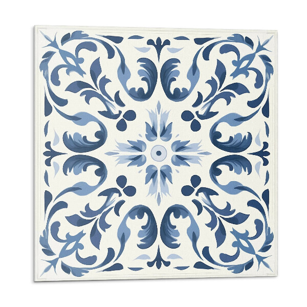 Panel dekoracyjny Kwiatowy motyw na ceramice
