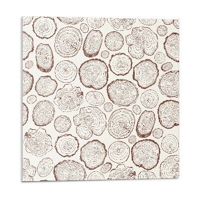 Płyta na ścianę Słoje drzewa