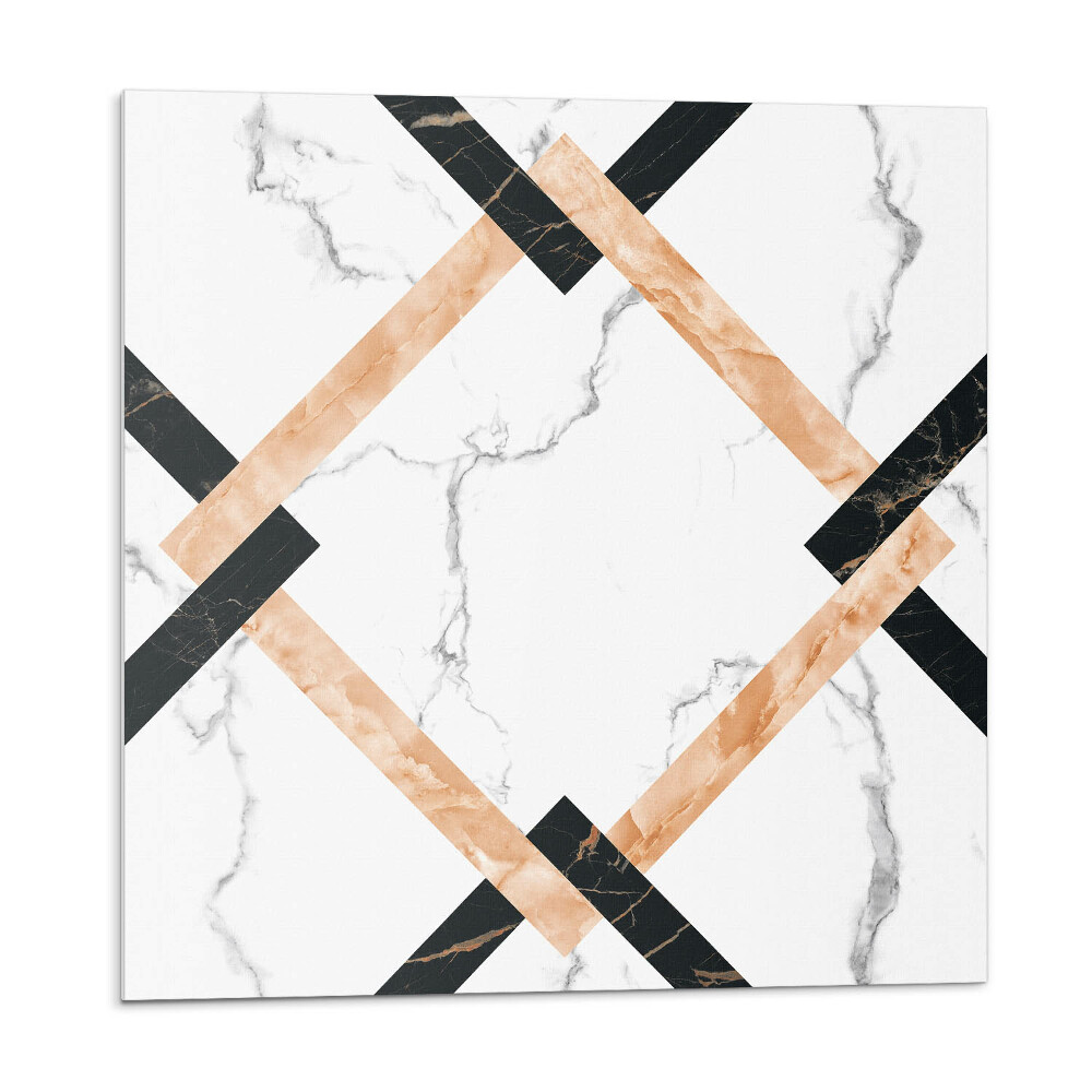 Panel ścienny Nowoczesne marmurowe motywy geometryczne