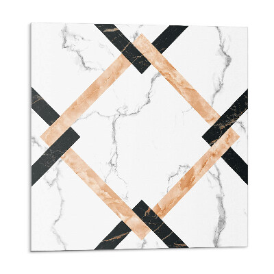 Panel ścienny Nowoczesne marmurowe motywy geometryczne