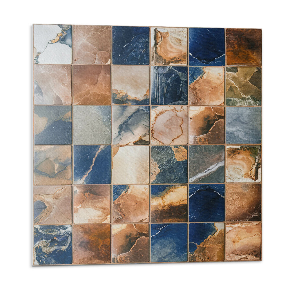 Płyta na ścianę Kamienne wzory w mozaikowej kompozycji