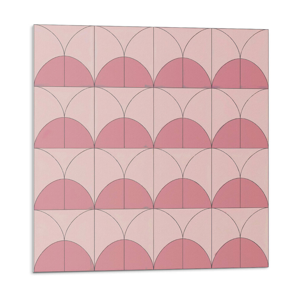 Panel ścienny pcv Półkolisty wzór geometryczny w kompozycji