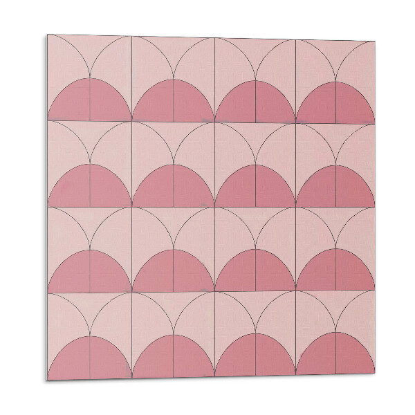 Panel ścienny pcv Półkolisty wzór geometryczny w kompozycji