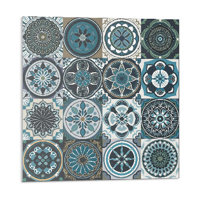 Panel ścienny Mozaikowe kratki w kolorze