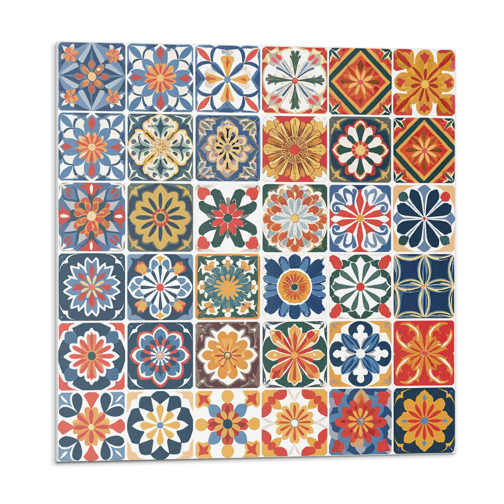 Panel dekoracyjny Mozaikowe wzory płytek