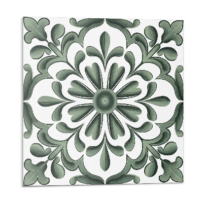 Płyta na ścianę Motyw roślinny w kole