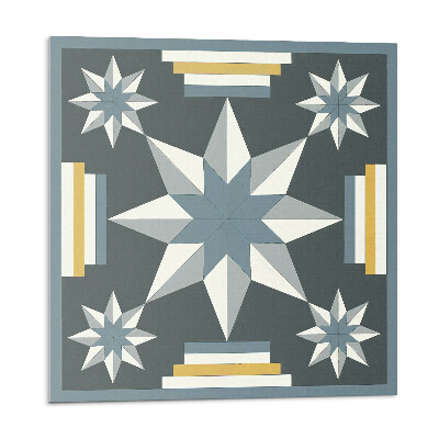 Panel ścienny Kształty gwiazd w geometrycznym stylu