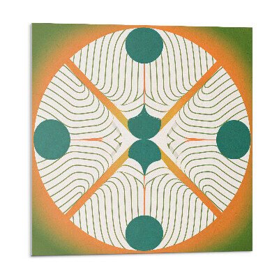 Panel ścienny pcv Abstrakcyjny motyw w kształcie okręgów