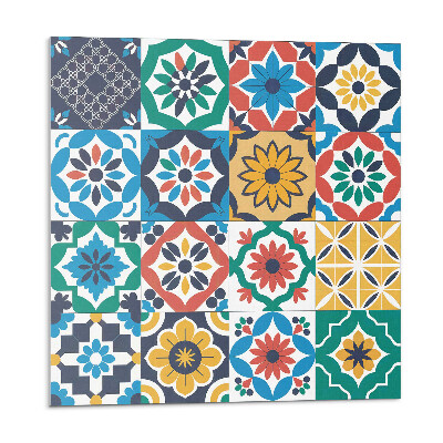 Panel ścienny pcv Mozaikowe wzory w harmonijnym układzie