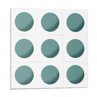 Panel dekoracyjny Okręgi geometryczne w kratce