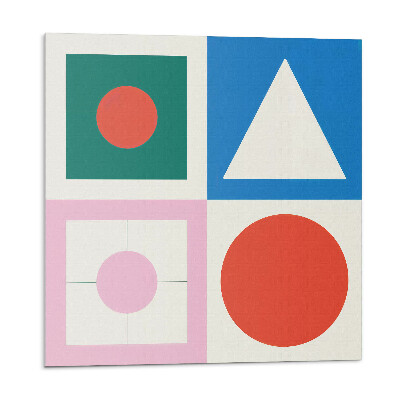 Panel ścienny pcv Kontrastowa geometria