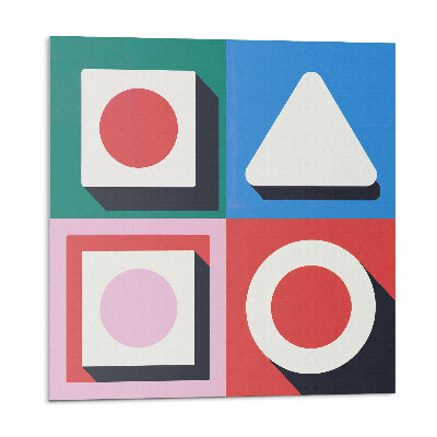 Płyta na ścianę Cieniowana geometria