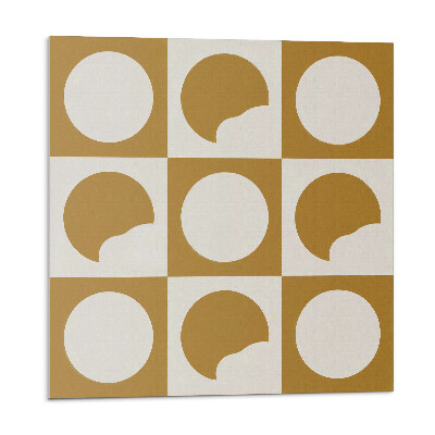 Panel ścienny pcv Abstrakcyjne okręgi z prześwitami