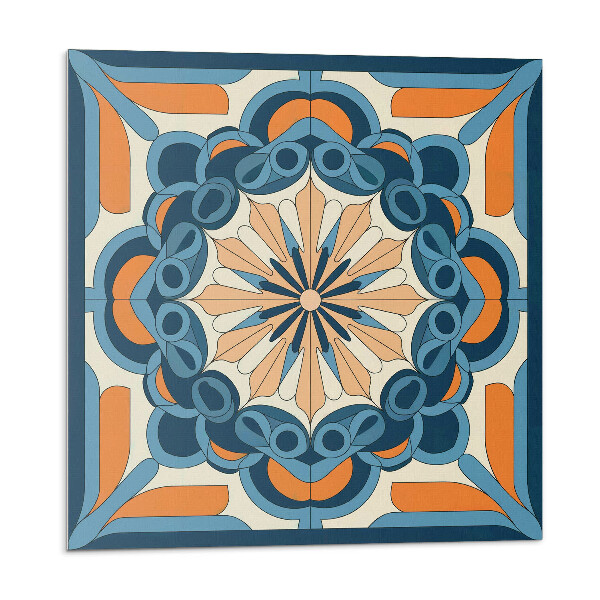 Płyta na ścianę Kwiatowa mandala w harmonijnych kręgach